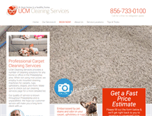 Tablet Screenshot of philadelphia-carpetcleaning.com